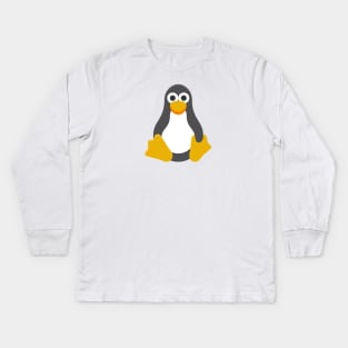 Tux the Penguin Kids Long Sleeve T-Shirt